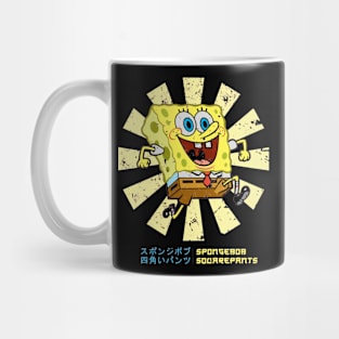 SpongeBob SquarePants Retro Japanese Mug